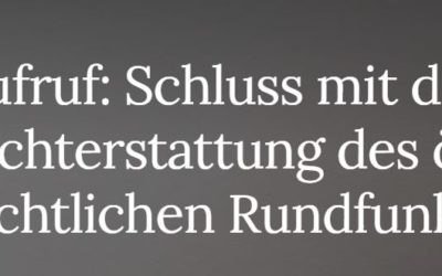 Transgender – Aufruf: Schluss mit der Falschberichterstattung des öffentlich-rechtlichen Rundfunks!