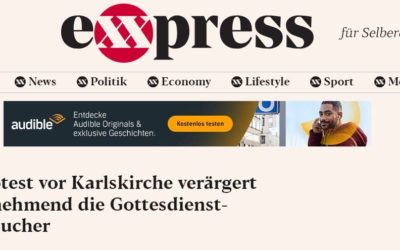 Exxpress.at berichtet über Aktion am Karlsplatz