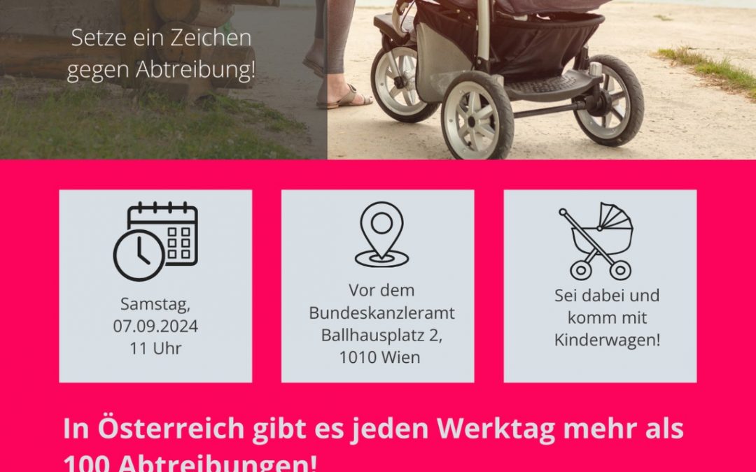 Setze ein Zeichen für das Leben!