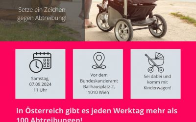 Setze ein Zeichen für das Leben!