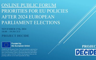 Online Public Forum – Project DECIDE