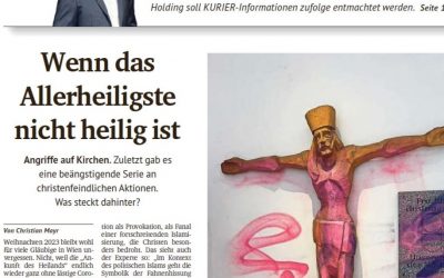 Kurier – Wenn das Allerheiligste nicht heilig ist